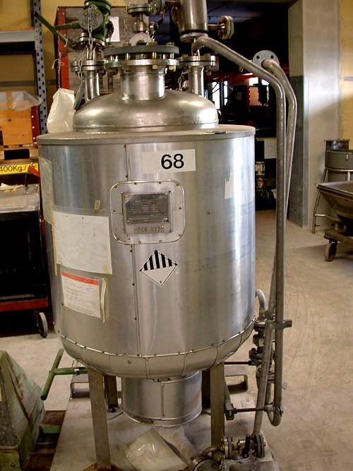 Edelstahlbehälter gebraucht Tank Behälter Gebrauchtmaschinen Druckbehälter