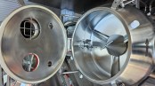 Mischen Rühren Granulieren Dosieren - Diosna V 50 High-Shear-Mischer / Granulierer – Edelstahl auf Rollen (GMP / Pharma) Diosna V50 High_Shear_Mischer Edelstahl GMP Pharma