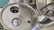 Mischen Rühren Granulieren Dosieren - Diosna V 50 High-Shear-Mischer / Granulierer – Edelstahl auf Rollen (GMP / Pharma) Diosna V50 High_Shear_Mischer Edelstahl GMP Pharma Granulator
