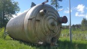 100 m3 Lagertank Edelstahl 1.4571 mit Halbrohrschlange